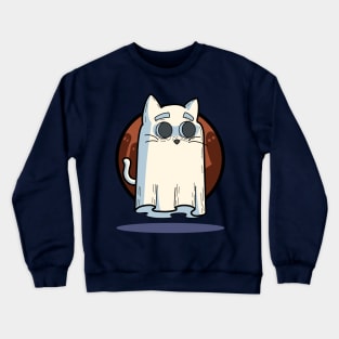 ghost kitty Crewneck Sweatshirt